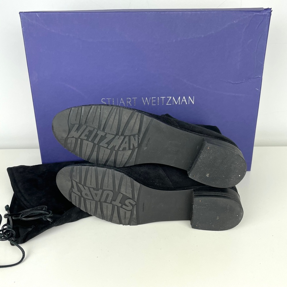 Stuart Weizman Suede Thigh-High Boots. Size 9 - image 4